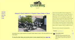 Desktop Screenshot of classicbikes-sussex.co.uk