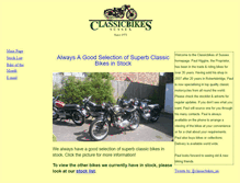 Tablet Screenshot of classicbikes-sussex.co.uk